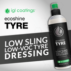 ecoshine tyre, instant results, protects and enriches your tyres and efficient and safe formulation
