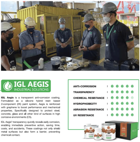 IGL AEGIS INDUSTRIAL ECOCLEAR - COMPLETE 1KG KIT