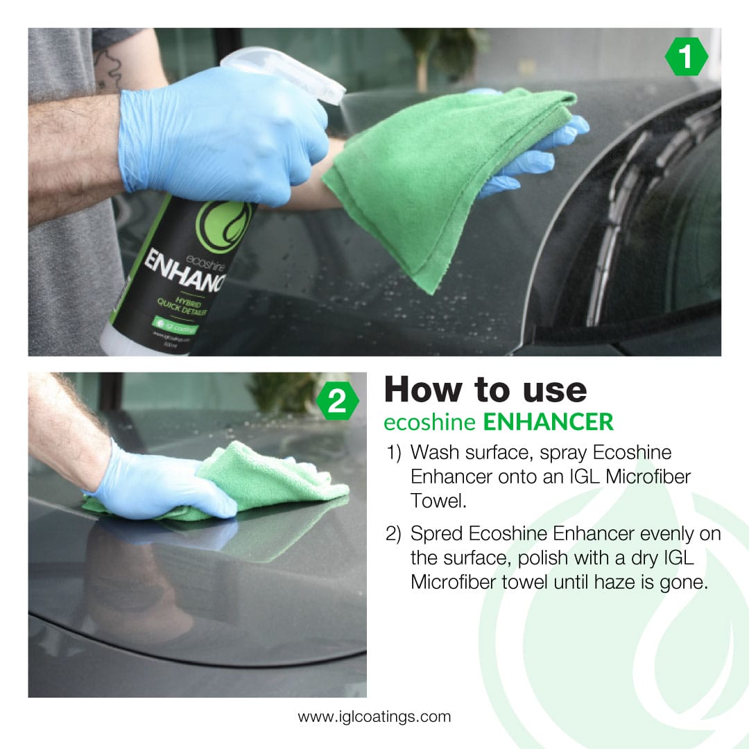 how to use ecoshine enhancer