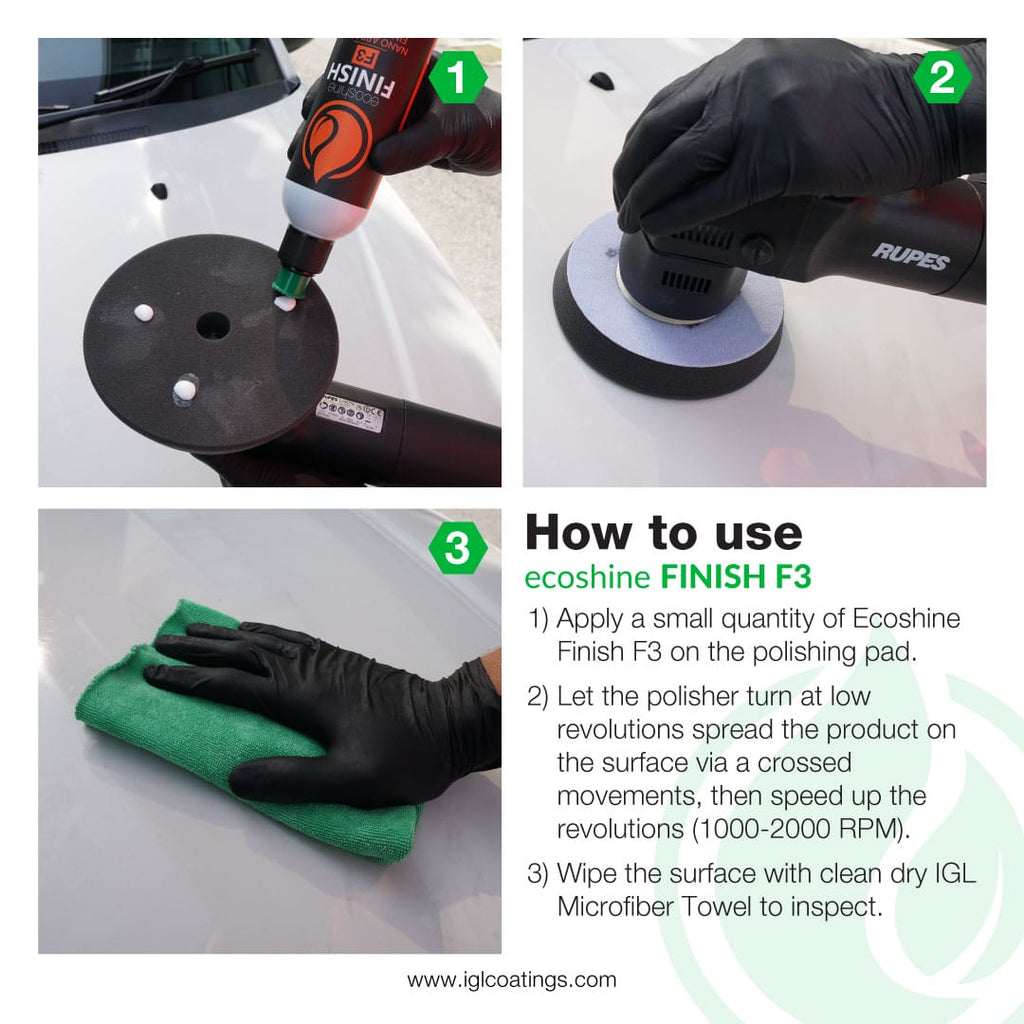 how to use ecoshine finish f3